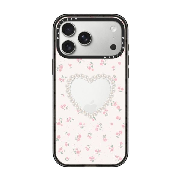 Casevello Pearly Heart iPhone Case - 14f4bd