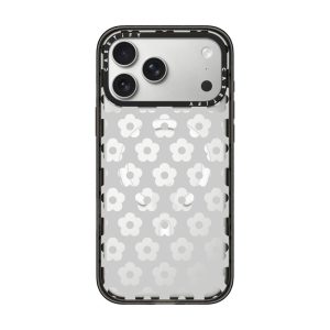 Casevello Transparent Floral iPhone Case