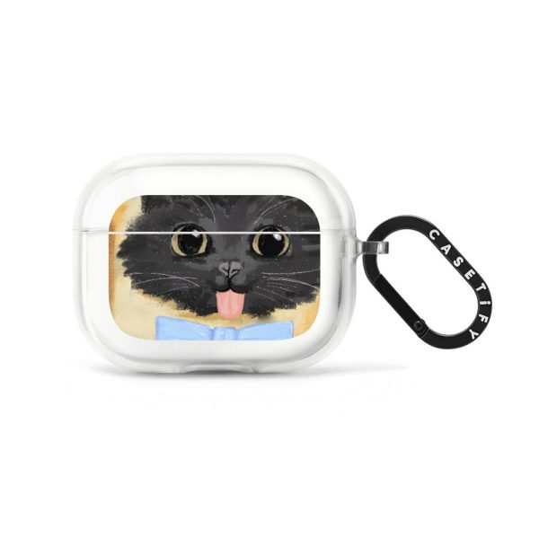 Silly Bread Cat AirPods Case