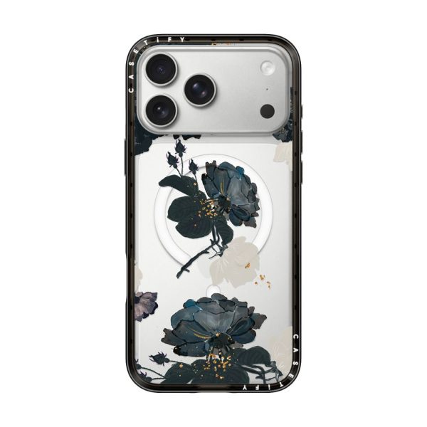 Casevello White and Black Floral iPhone Case