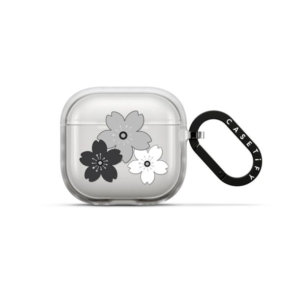 Spring Ditsy Florals - Black AirPods Case