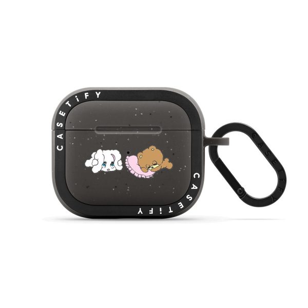 Napping Bunny & Bear AirPods Case