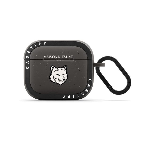 19ed42fb987f93121ff68c10f820840fbf5cff0768dc5a6c0d031aec07556641.jpg Maison Kitsuné Dove White Fox Head AirPods Case