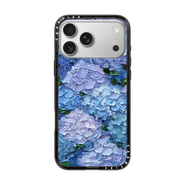 2769b6218f864c0df9b9f03265df300d3de3ae25a89ac5257950065fb37b4c4b.jpg Casevello Moonlight Hydrangeas iPhone Case