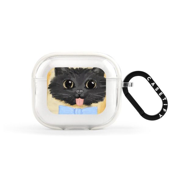 Silly Bread Cat AirPods Case