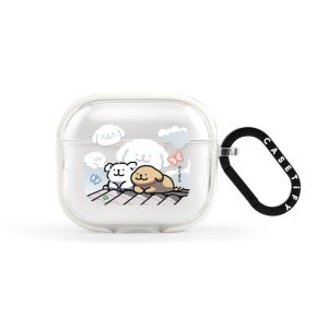 Maltese Lazy Clouds Earbuds Case