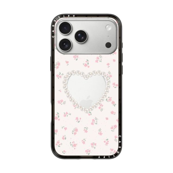 Casevello Pearly Heart iPhone Case - 14f4bd