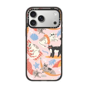 4186adfdcac0f36bf994af87a330ce4bd800097093719754d2d6895c45e62735.jpg Casevello Cozy Cats iPhone Case