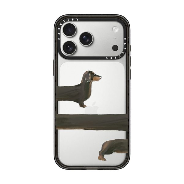 Casevello Dachshund Loop iPhone Case