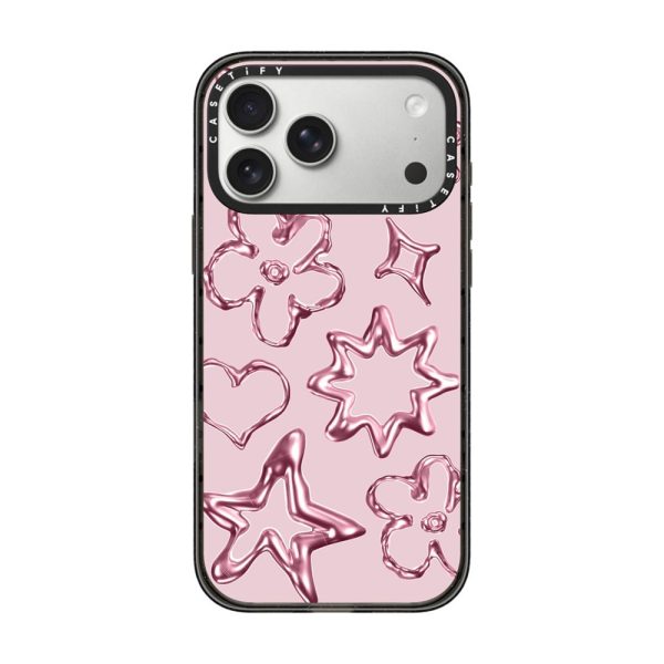 44a8b61e1aa231e10828d7751633fd107f9f610a1aa37e26c7efb406cd590a75.jpg Casevello Chrome Doodles - Soft Blush iPhone Case