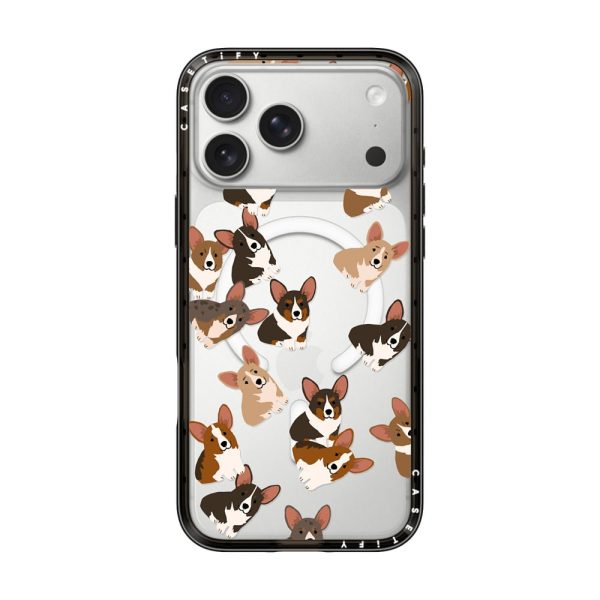 Casevello Corgi Jumble iPhone Case