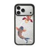 Casevello koi fish Japanese tattoo style transparent pattern iPhone Case
