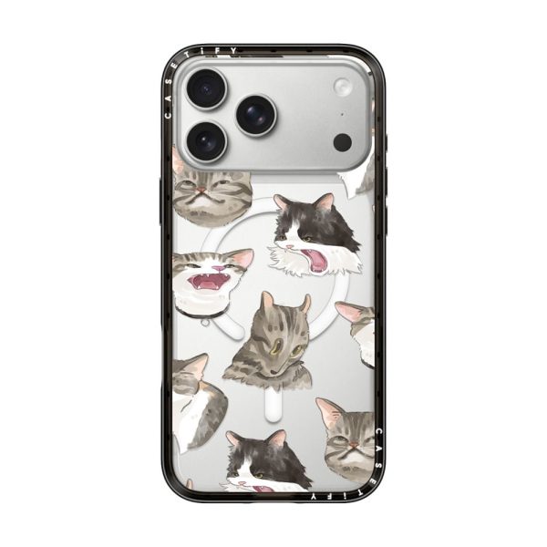 Casevello ugly cats iPhone Case