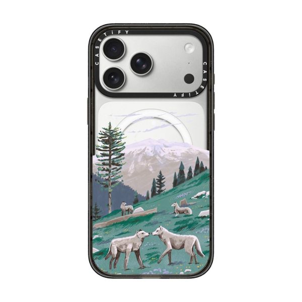 Casevello Wolves at Mt. Olympus iPhone Case