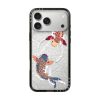 Casevello koi fish Japanese tattoo style transparent pattern iPhone Case