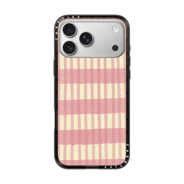 Casevello Pink Summer Stripes iPhone Case
