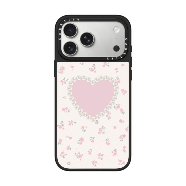 Casevello Pearly Heart iPhone Case - 332e7f
