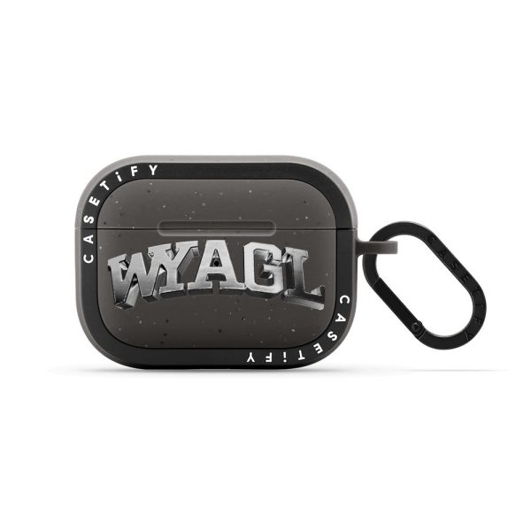 61892ac32571d07766cca3984fbcdabf69dac04216f985032c6b15eb2df7dabb.jpg WYAGL Logo AirPods Case - Silver Logo