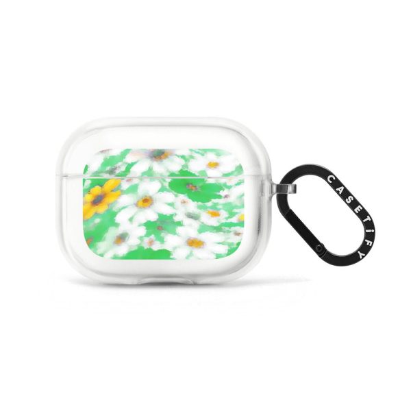 Floral Swirl - Green AirPods Case