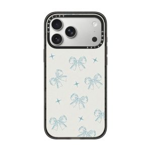 Casevello Blue Dreamy Ribbon iPhone Case