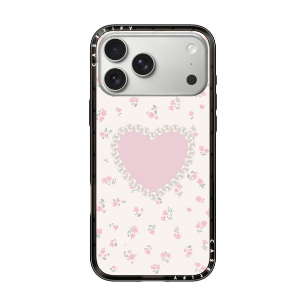 Casevello Pearly Heart iPhone Case - 332e7f