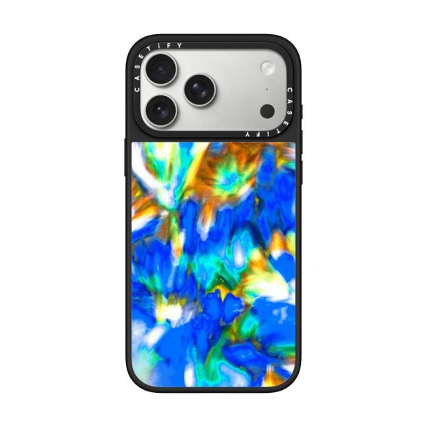 6dbe95c5e4594c9449938c078efef4fe09b189d198e799cbe910b0d9b91af0f2.jpg Casevello Floral Spell - Royal Blue iPhone Case
