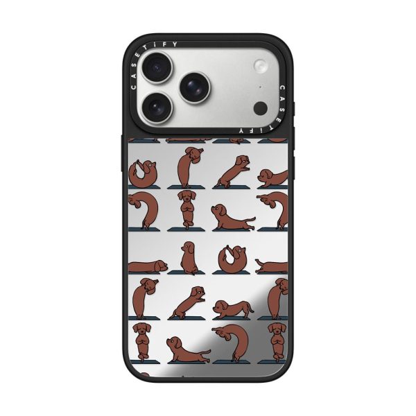 Casevello Dachshund Yoga iPhone Case
