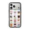 Casevello Lucky Cat Grid iPhone Case