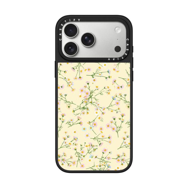 Casevello Pressed flowers dainty - yellow iPhone Case