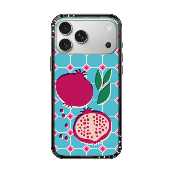 Casevello Pomegranate Squares iPhone Case
