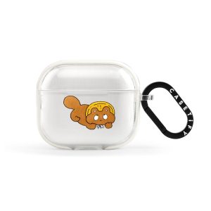 Relaxing tanuki AirPods Case