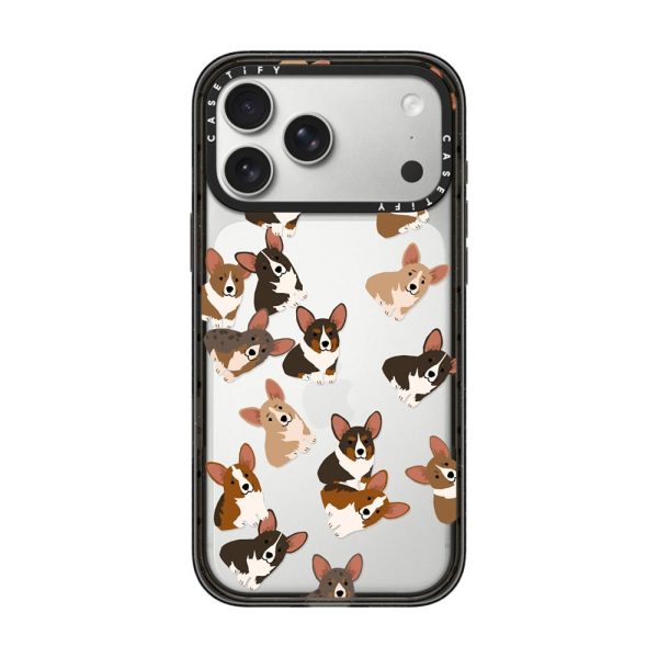Casevello Corgi Jumble iPhone Case