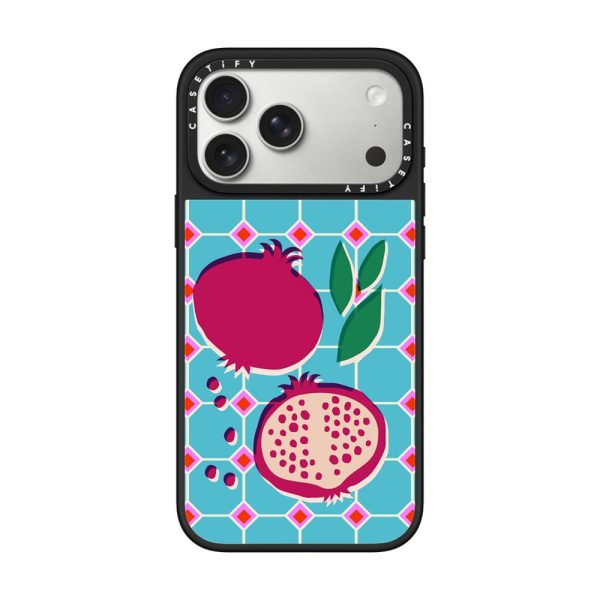 Casevello Pomegranate Squares iPhone Case