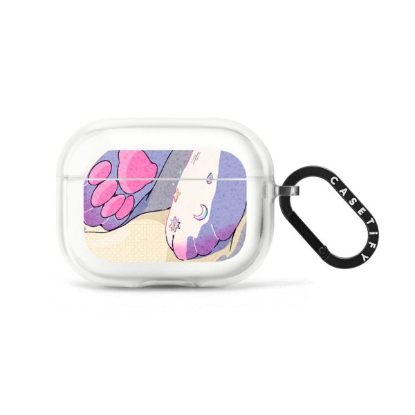 9111fe9067e9d027145c44a24edf2cc9a3bba442b7921d857459e20cd50ee486.jpg Night Night Paw AirPods Case
