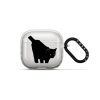 Spooky Black Cat AirPods Case