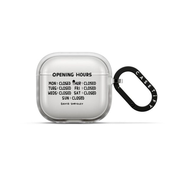 OPENING HOURS AirPods Case