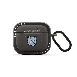 Maison Kitsuné Pure Blue Fox Head AirPods Case