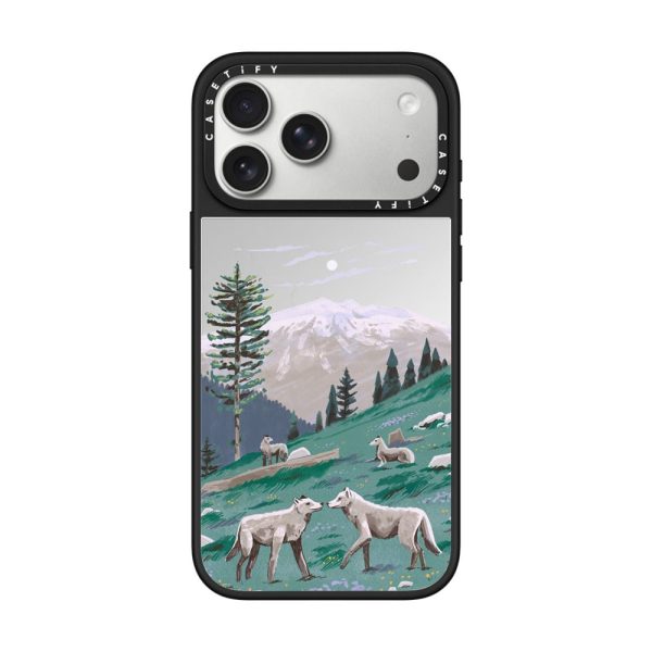 Casevello Wolves at Mt. Olympus iPhone Case