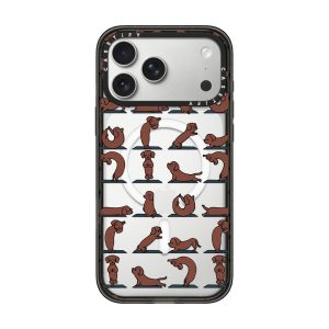 abd072a22009b9e6caa75edd57c9e78b2995af023f27a9da40db0e857da83bb5.jpg Casevello Dachshund Yoga iPhone Case
