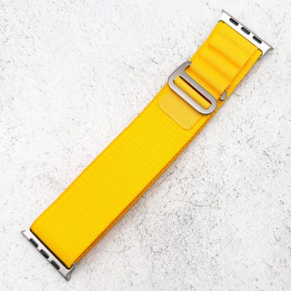 alpine-loop-watch-strap-for-apple-watch-yellow-1.jpg Alpine Style Summit Series Loop Watch Strap Apple Watch - Yellow