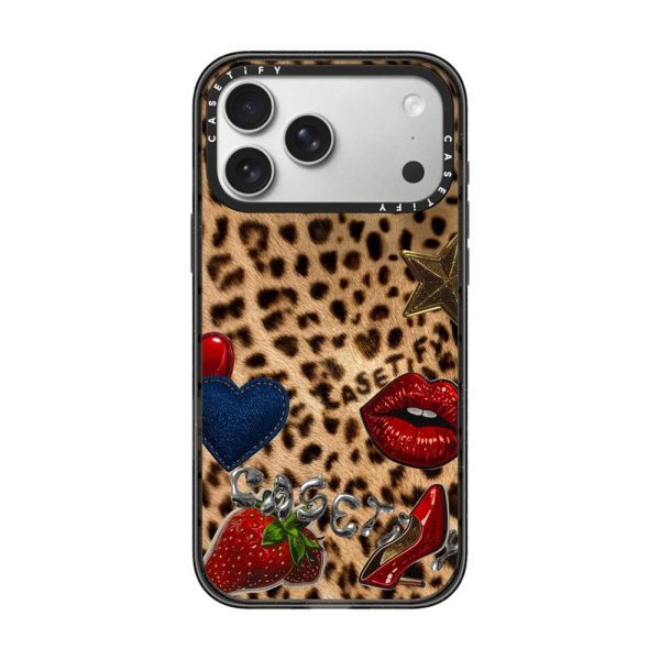 Casevello Patched Cheetah iPhone Case