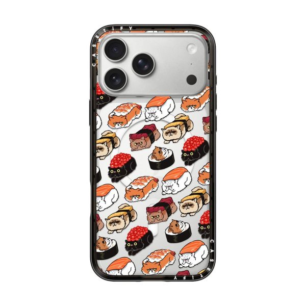 Casevello Sushi Persian Cat iPhone Case