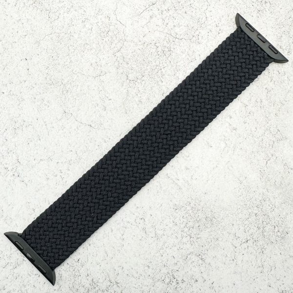 Braided Elastic Watch Strap Apple Watch - Black