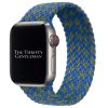 Braided Elastic Watch Strap Apple Watch - Blue Green
