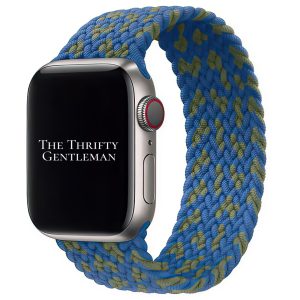Braided Elastic Watch Strap Apple Watch - Blue Green