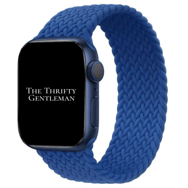 Braided Elastic Watch Strap Apple Watch - Deep Blue