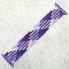 Braided Elastic Watch Strap Apple Watch - Lavender Garden Purple
