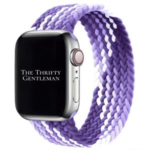 braided-elastic-apple-watch-strap-lavender-garden-purple-the-thrifty-gentleman.jpg Braided Elastic Watch Strap Apple Watch - Lavender Garden Purple