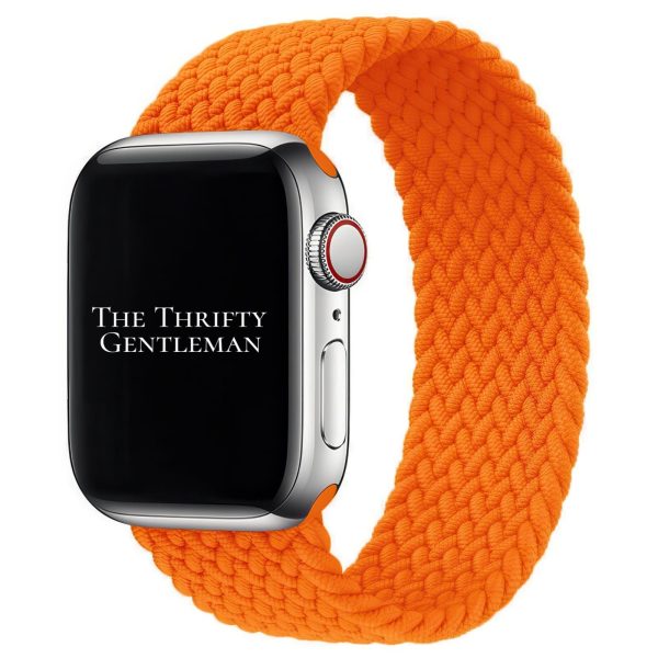Braided Elastic Watch Strap Apple Watch - Orange