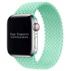 Braided Elastic Watch Strap Apple Watch - Pistachio Green